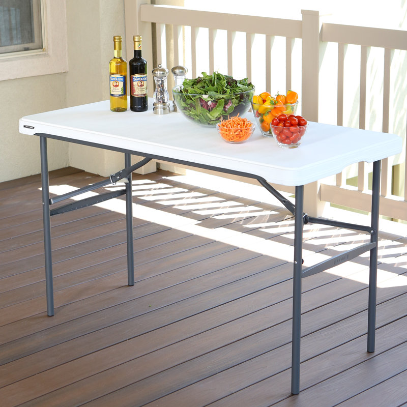 Lifetime Commercial 48" Rectangular Folding Table & Reviews Wayfair